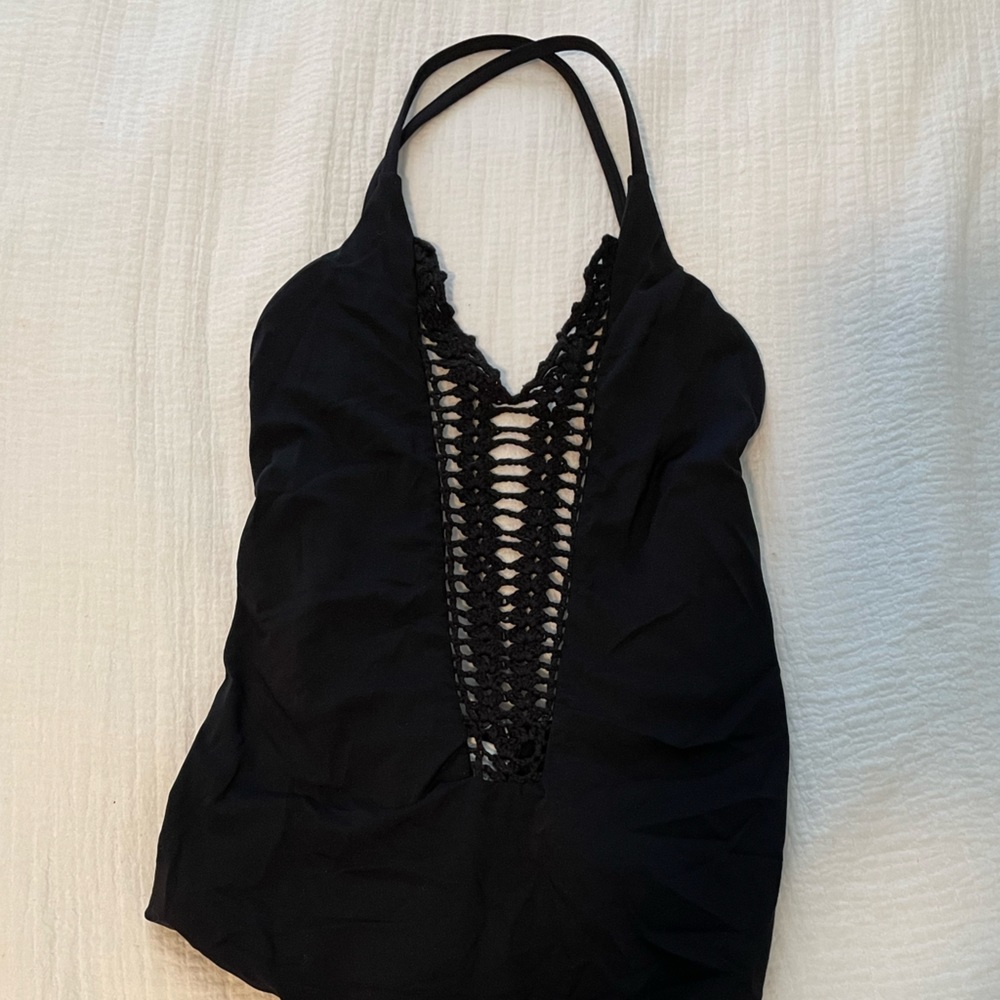 Billabong One piece with crochet size SMALL